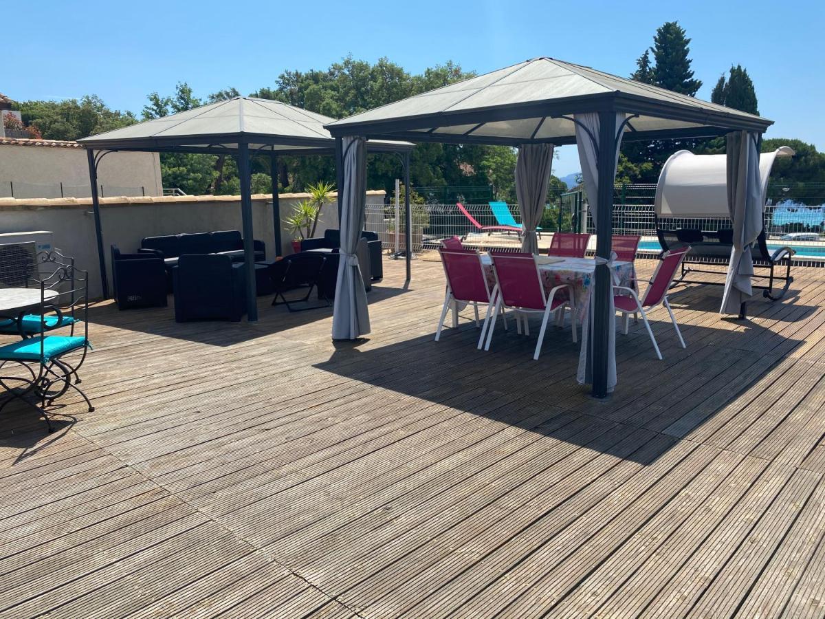 Cavaliere Apt 125M2 Piscine Le Lavandou Bagian luar foto