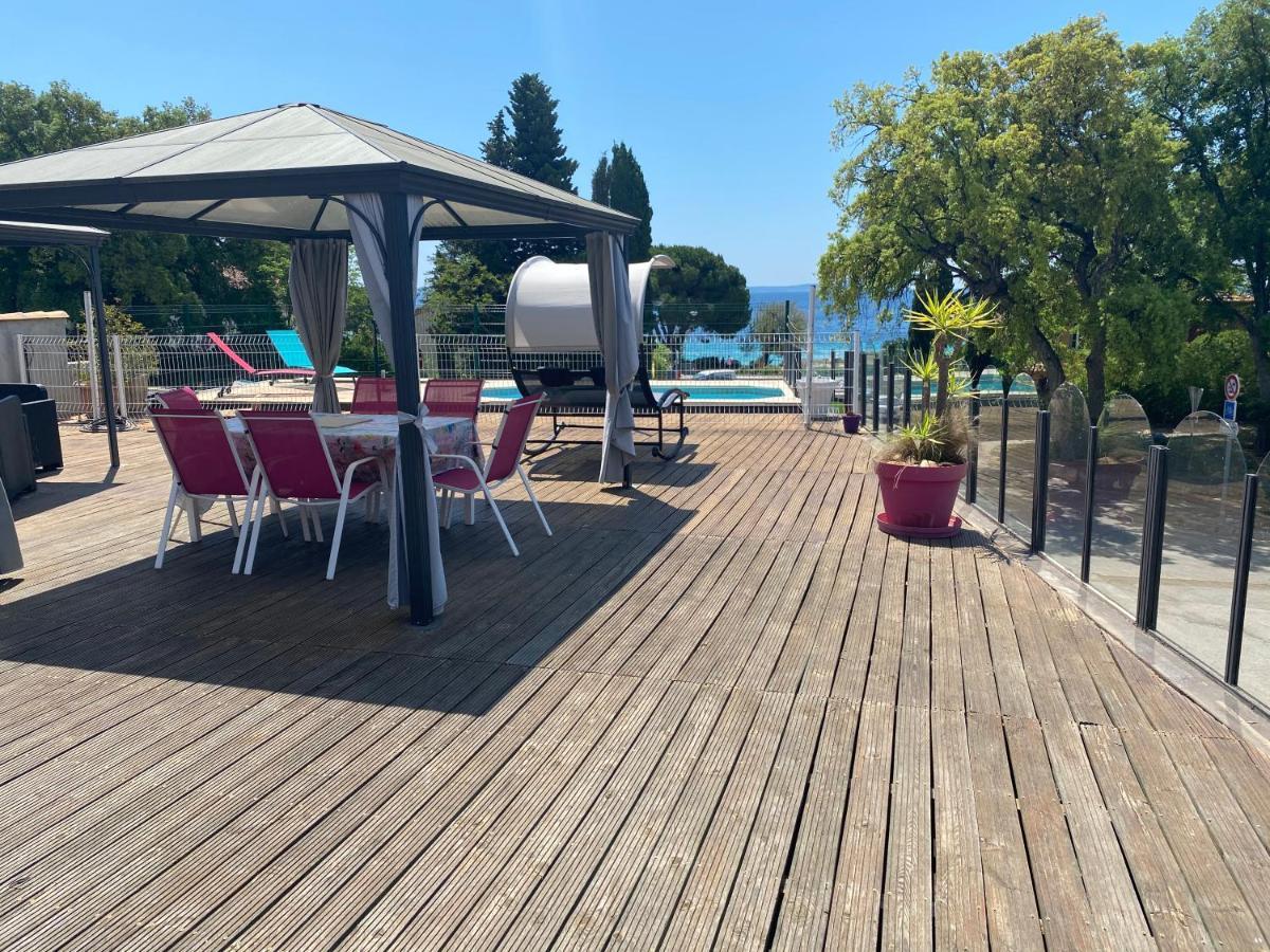 Cavaliere Apt 125M2 Piscine Le Lavandou Bagian luar foto